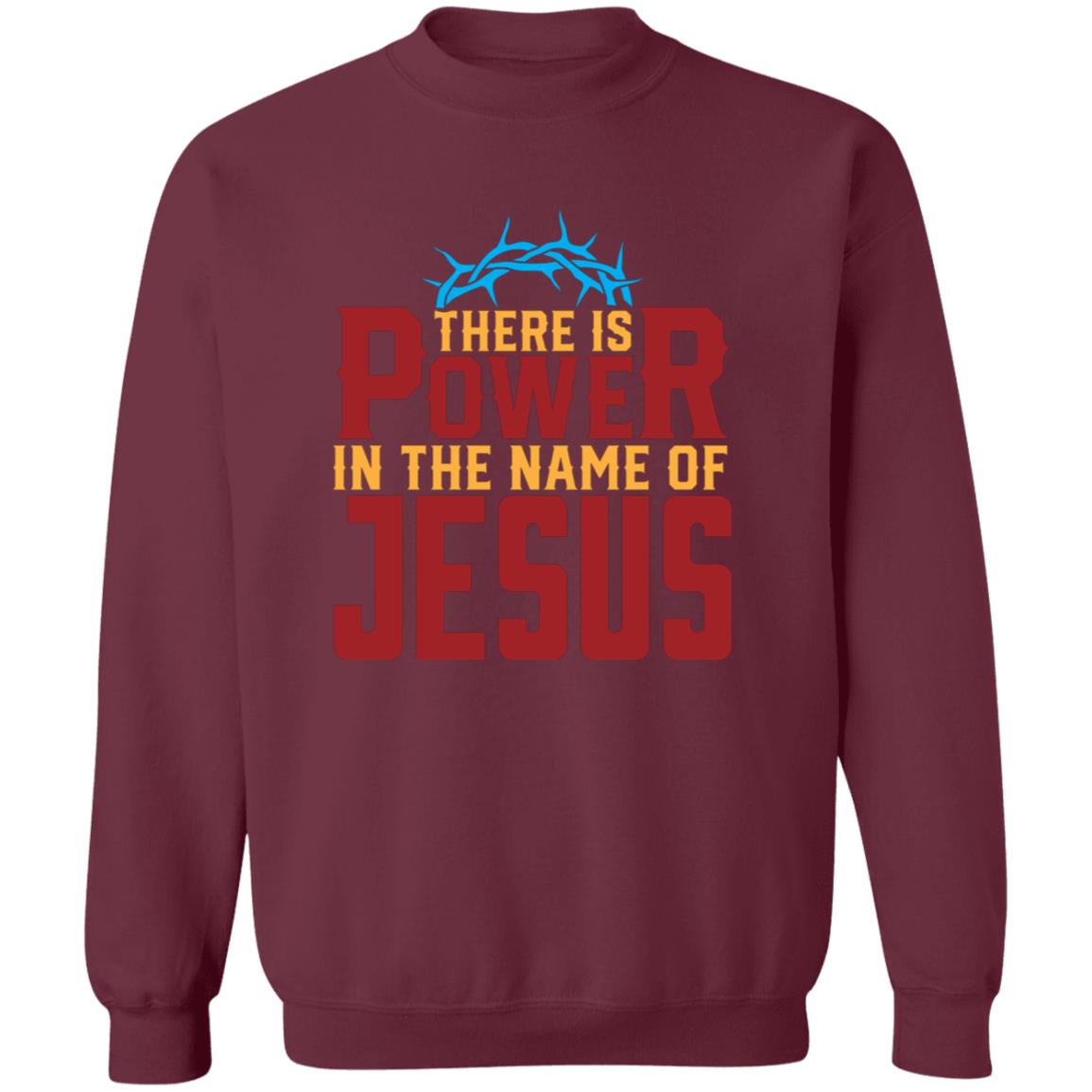 There is Power In The Name of Jesus Pullover Sweatshirt - Ezzelux