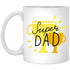 Super Dad 11 oz. White Mug - Ezzelux