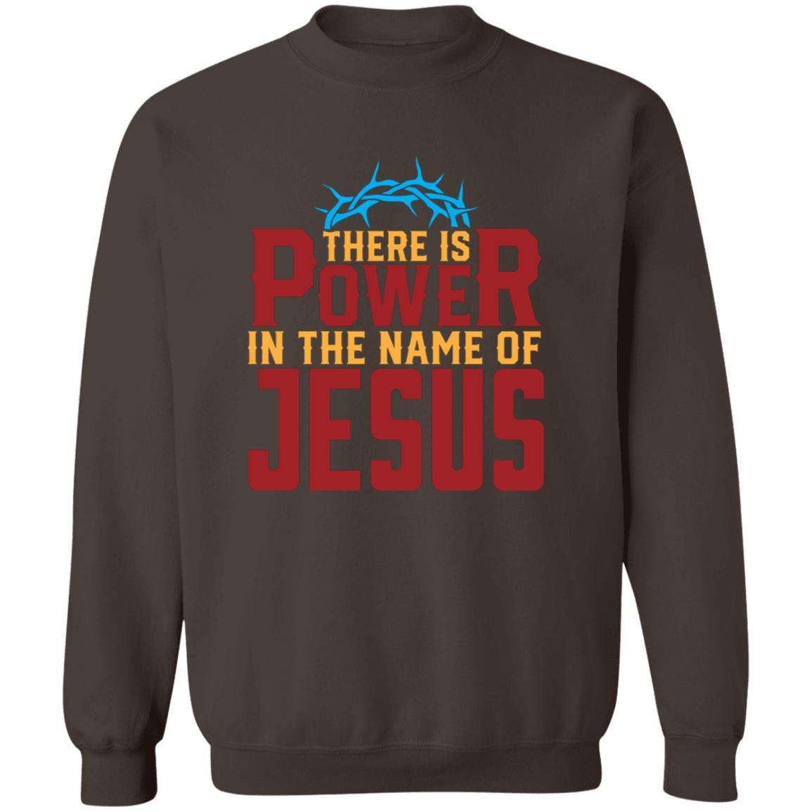 There is Power In The Name of Jesus Pullover Sweatshirt - Ezzelux