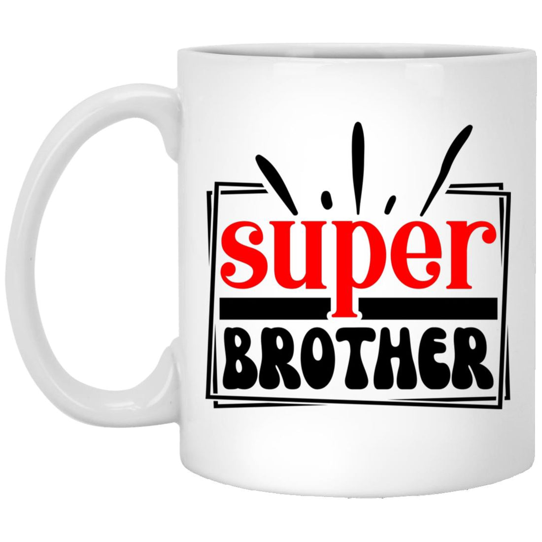 Super Brother 11 oz. White Mug - Ezzelux